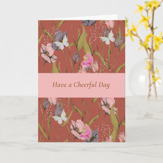 Goedgekeurd Floral Design voor Senioren in Verplee Kaart (Gele Bloem)