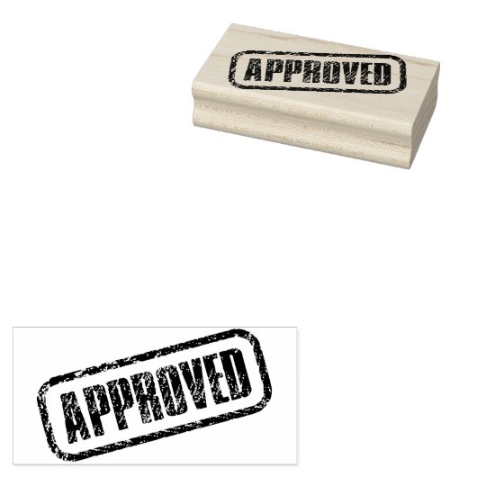 goedgekeurd kunststempel rubberstempel (Gestempeld)