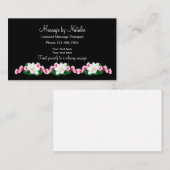 Goedgekeurd massagetherapist Beauty Design Visitekaartje (Voorkant / Achterkant)