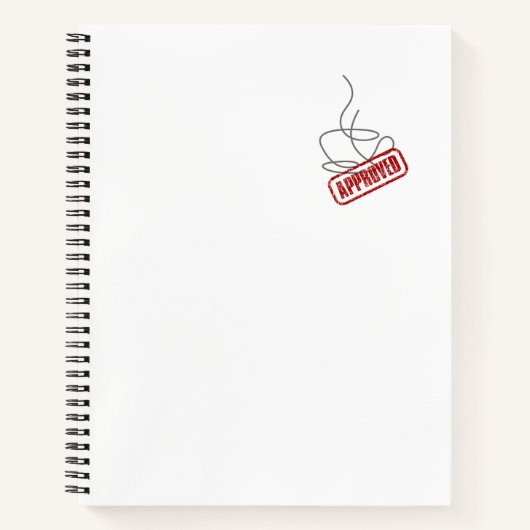 Goedgekeurd – Minimalistisch Notitieboek (Voorkant)