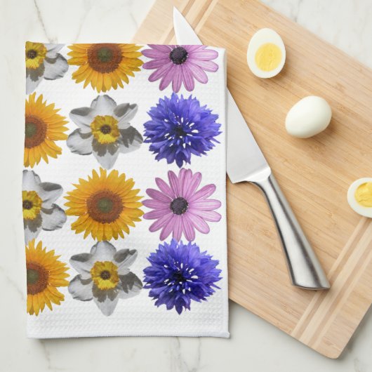 Goedgekeurd multicolorventilatorpatroon theedoek (Quarter Fold)