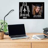 Goedgekeurd om af te studeren Aangepaste foto pilo Poster