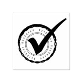 goedgekeurd stempel (Afrduk)