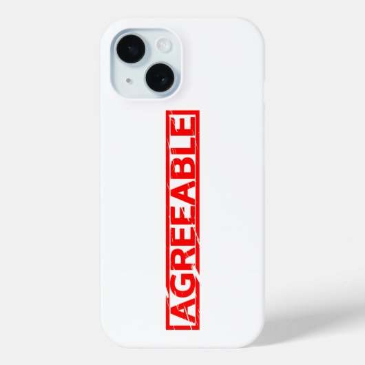 Goedgekeurd stempel Case-Mate iPhone case (Achterkant)