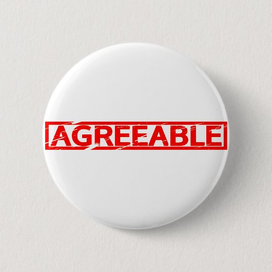 Goedgekeurd stempel ronde button 5,7 cm (Voorkant)