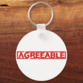 Goedgekeurd stempel sleutelhanger (Achterkant)