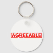 Goedgekeurd stempel sleutelhanger (Achterkant)