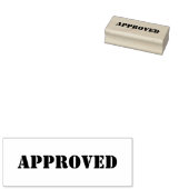 Goedgekeurd stempel voor bedrijfsdocumenten en fac (Gestempeld)