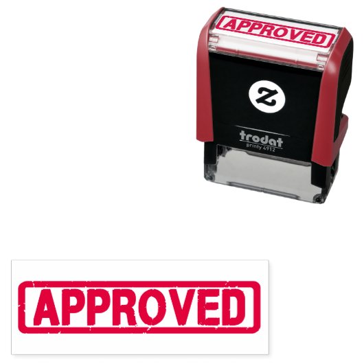 Goedgekeurd Zelfinktende Stempel (In situ)
