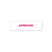 Goedgekeurd Zelfinktende Stempel (Design)