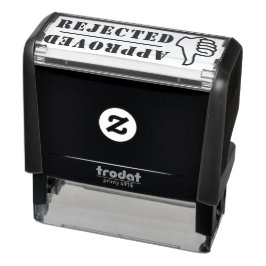 Goedgekeurde afgewezen Thumbs Up Business Kantoor Zelfinktende Stempel