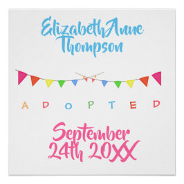 Goedgekeurde banners goedkeuring - Aangepaste naam Poster