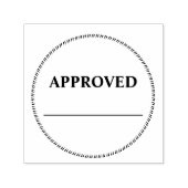 Goedgekeurde bedrijfsdocumenten voor de goedkeurin  zelfinktende stempel (Design)