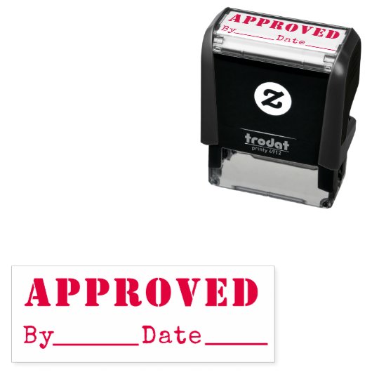 Goedgekeurde boekhoudkwaliteitscontrole Handtekeni Zelfinktende Stempel (In situ)