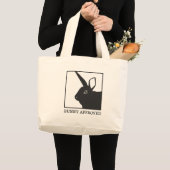 GOEDGEKEURDE BUNNY GROTE TOTE BAG (Voorkant (product))