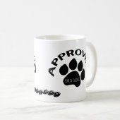 Goedgekeurde Chinese hond 2018 op maat gesneden mo Koffiemok (Voorkant rechts)