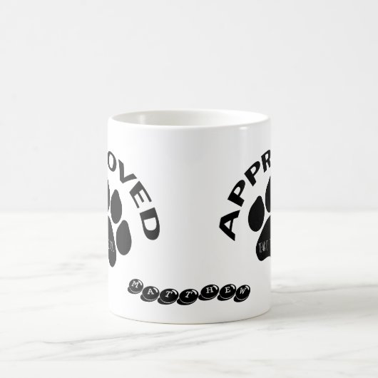 Goedgekeurde Chinese hond 2018 op maat gesneden mo Koffiemok (Center)