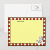 Goedgekeurde creditcard (Recipe Blank Card) Briefkaart (Voorkant / Achterkant)