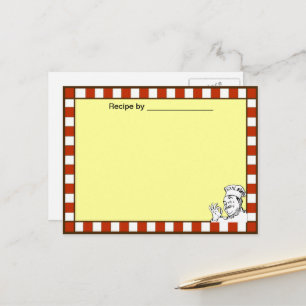 Goedgekeurde creditcard (Recipe Blank Card) Briefkaart