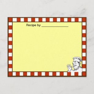 Goedgekeurde creditcard (Recipe Blank Card) Briefkaart