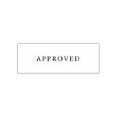 Goedgekeurde documentmarkering | Kantoor Essential Zelfinktende Stempel (Design)