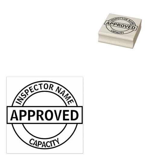 Goedgekeurde douane rubberstempel (Gestempeld)