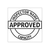 Goedgekeurde douane rubberstempel (Afrduk)