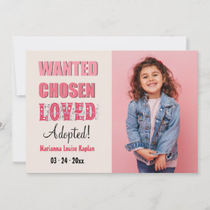 Goedgekeurde foto-aankondiging aankondiging