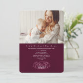 Goedgekeurde fotobekendmaking kaart (Staand voorkant)