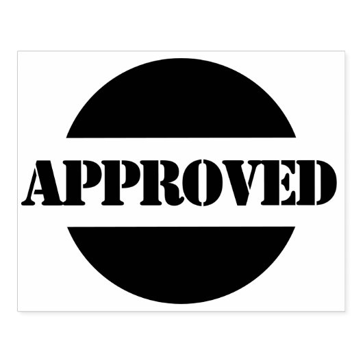 Goedgekeurde grote houten aangepaste rubberen stem rubberstempel (Afrduk)