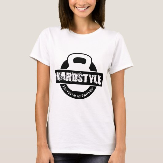 GOEDGEKEURDE HARDSTYSTEEMTEST T-SHIRT (Voorkant)
