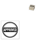 Goedgekeurde Rubber Stamp – Circular Kantoor Stamp Rubberstempel (Gestempeld)