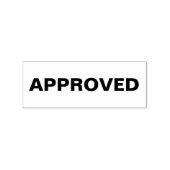 Goedgekeurde rubberstempel, goedgekeurd stempel, l rubberstempel (Afrduk)