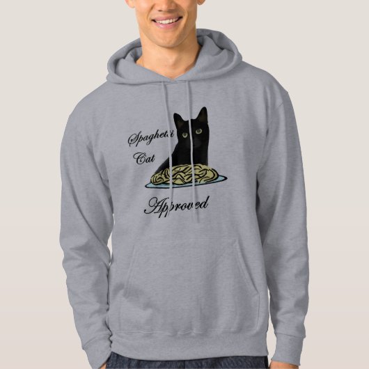 Goedgekeurde Spaghetti Cat Hoodie (Voorkant)