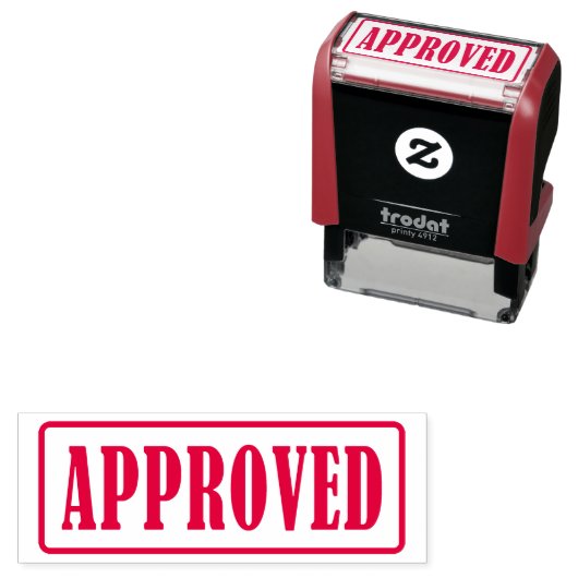 Goedgekeurde zichzelf-inkerende Kantoor stempel me (In situ)