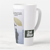 Goedheid in elke dag latte mok (Rechterhoek)