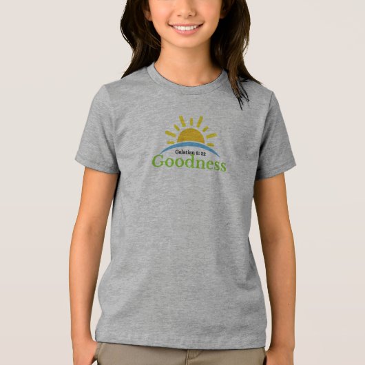 Goedheid Tri-Blend Shirt (Voorkant)