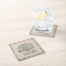 Goedheid van God quilted look bloemen muziek