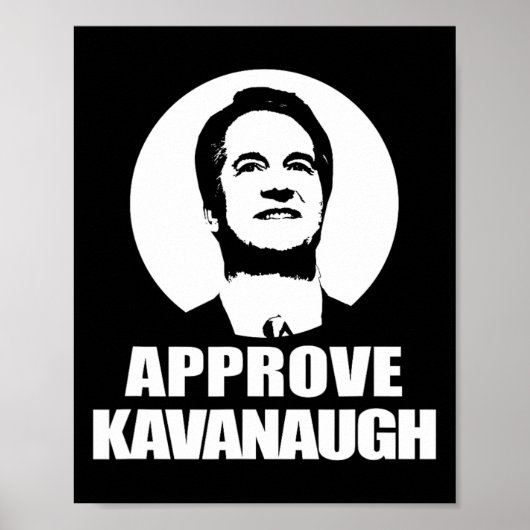Goedkeuren Brett Kavanaugh T-shirt Scotus-nominee Poster (Voorkant)