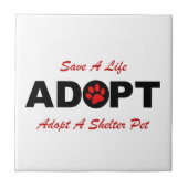 Goedkeuren (Een leven redden) Tegeltje (Voorkant)