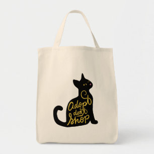 Goedkeuren Geen zwarte kat-adoptie Tote Bag
