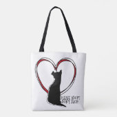 Goedkeuren, niet winkelen. | Dieren | Vaststellen  Tote Bag (Achterkant)