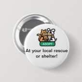 Goedkeuren! Ronde Button 5,7 Cm (Voorkant /achterkant)