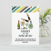 Goedkeuren van de Abstracte Art Cocktail Card voor Kaart (Staand voorkant)