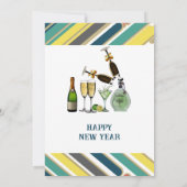 Goedkeuren van de Abstracte Art Cocktail Card voor Kaart (Achterkant)