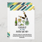 Goedkeuren van de Abstracte Art Cocktail Card voor Kaart (Voorkant / Achterkant)