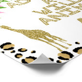 Goedkeuren van een bordje voor de geboorte van wil poster (Hoek)