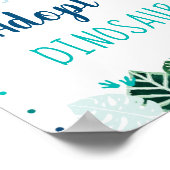 Goedkeuren van een dinosaurusbord Dinosaur Favor S Poster (Hoek)