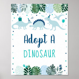 Goedkeuren van een dinosaurusbord Dinosaur Favor S Poster