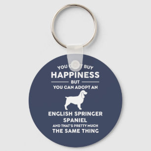 Goedkeuren van een Engels Springer Spaniel Geluk Sleutelhanger